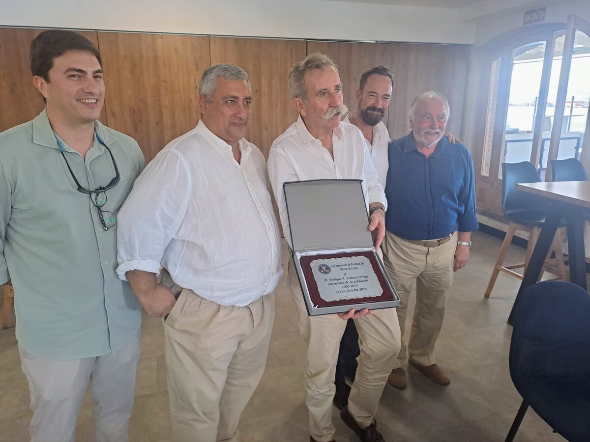 Enrique Somoza se jubila como práctico del Puerto de Ceuta