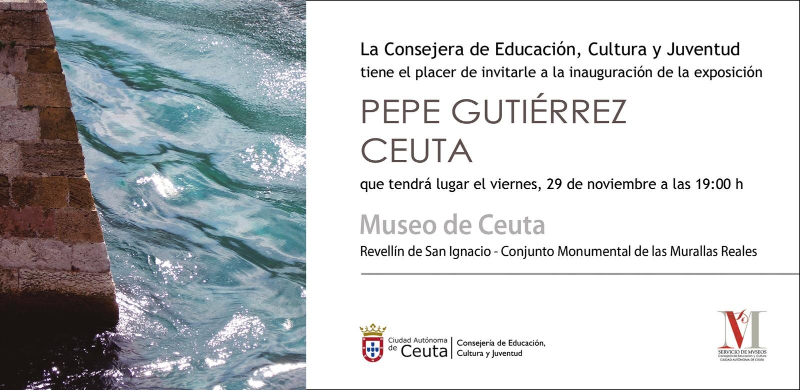Cartel exposición Pepe Gutiérrez