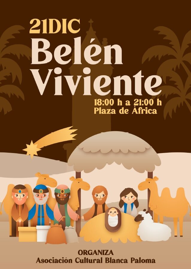Cartel Belén Viviente 2024 / Asoc. Blanca Paloma