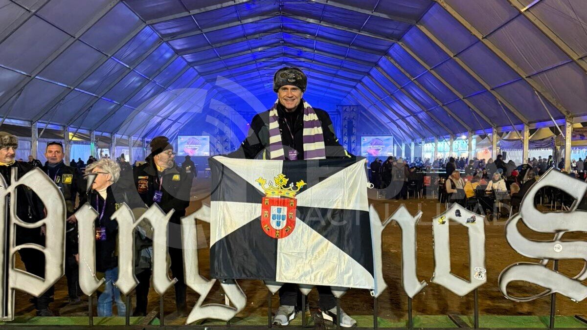 Alejandro Izquierdo, en la carpa