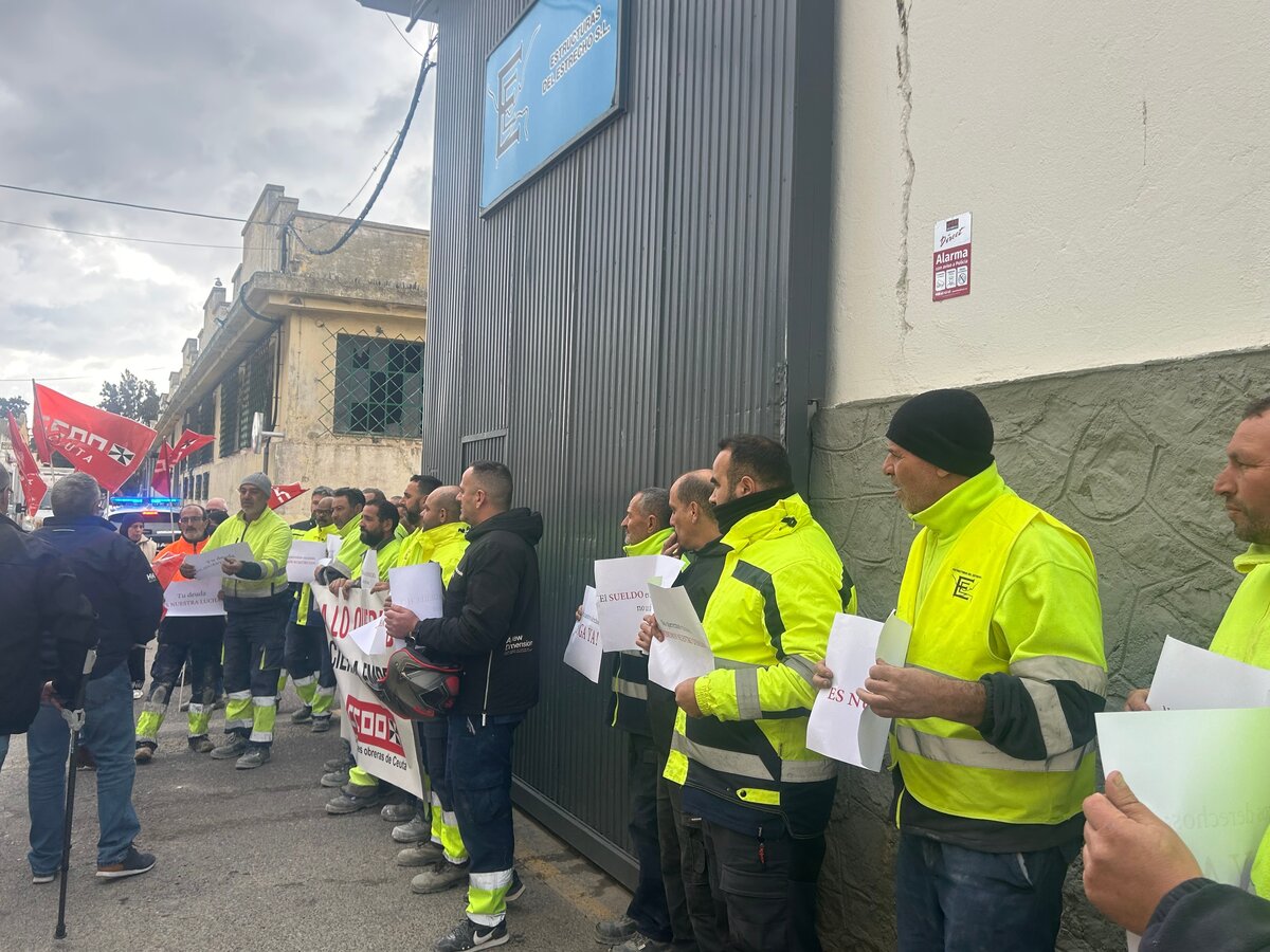 Concentración trabajadores Estructuras del Estrecho