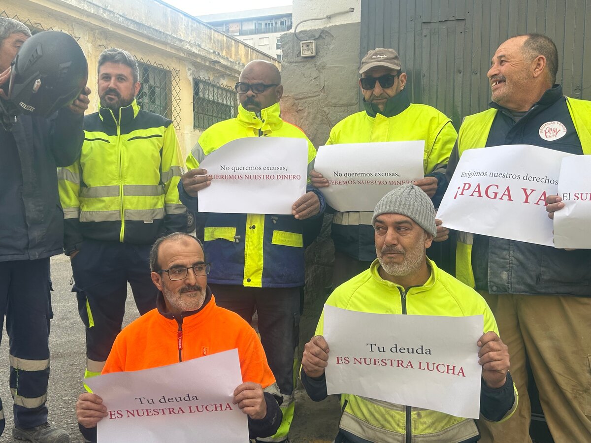 Concentración trabajadores Estructuras del Estrecho