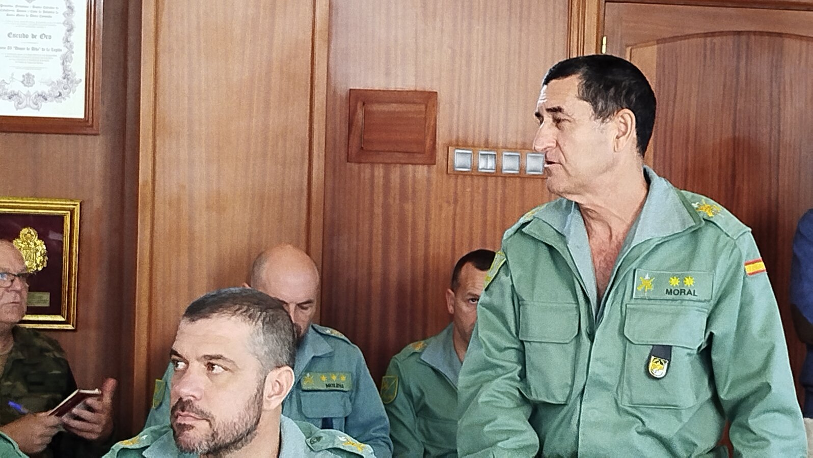 Teniente coronel José María Moral Luque, de la Plana Mayor de Mando del Tercio Duque de Alba