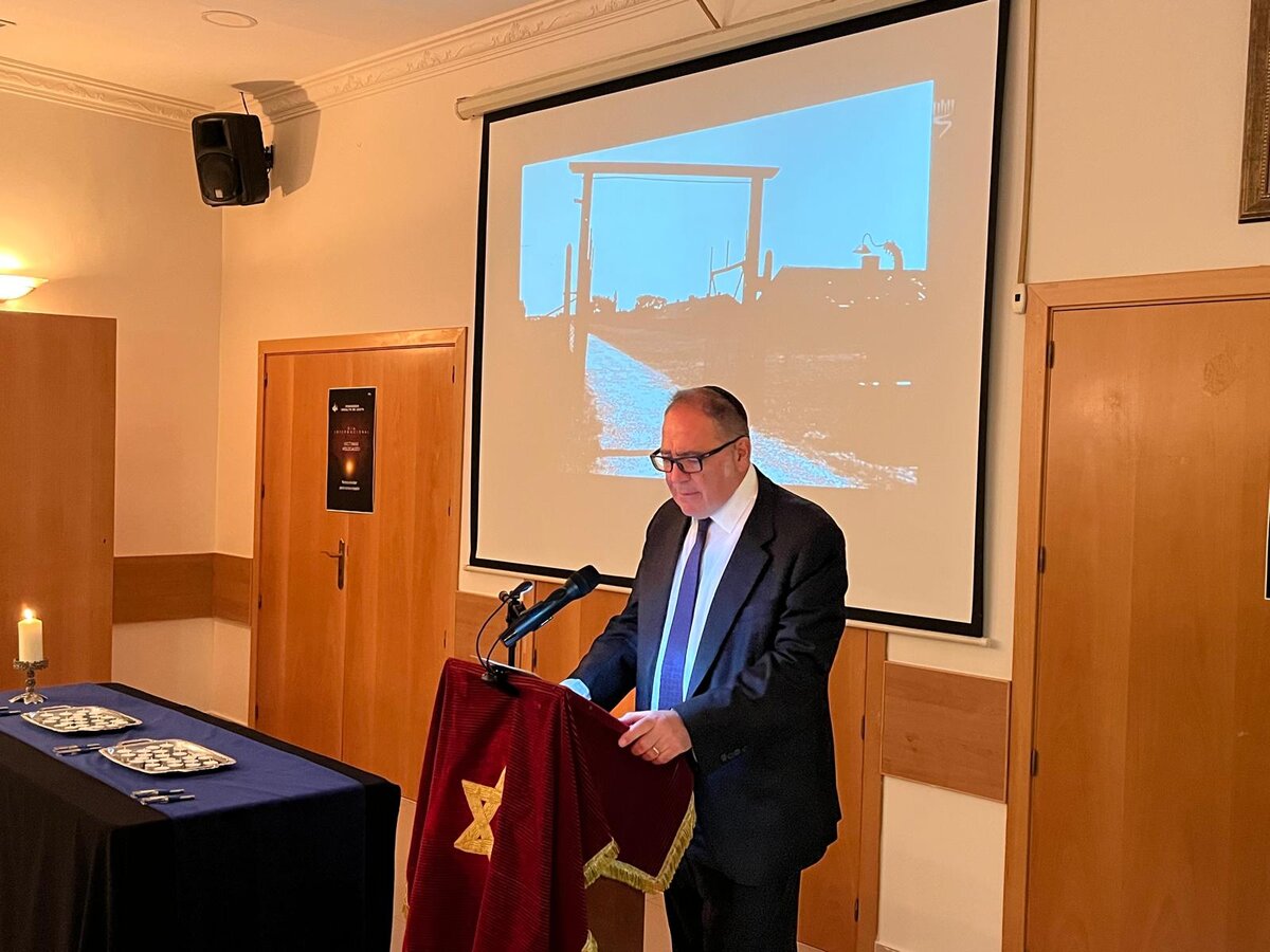 José Bentolila , presidente de la Comunidad Israelita de Ceuta