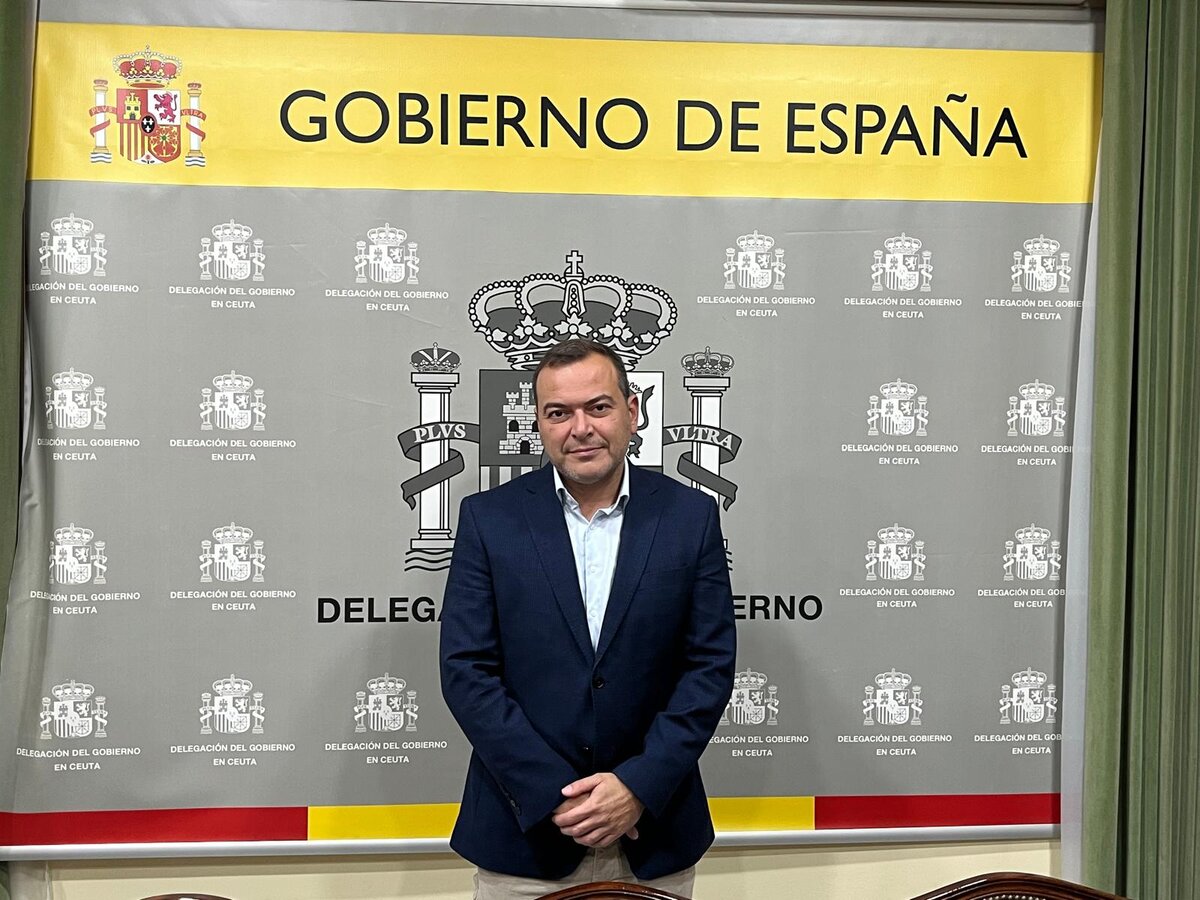 Gonzalo Sanz, durante la entrevista para Ceuta Actualidad