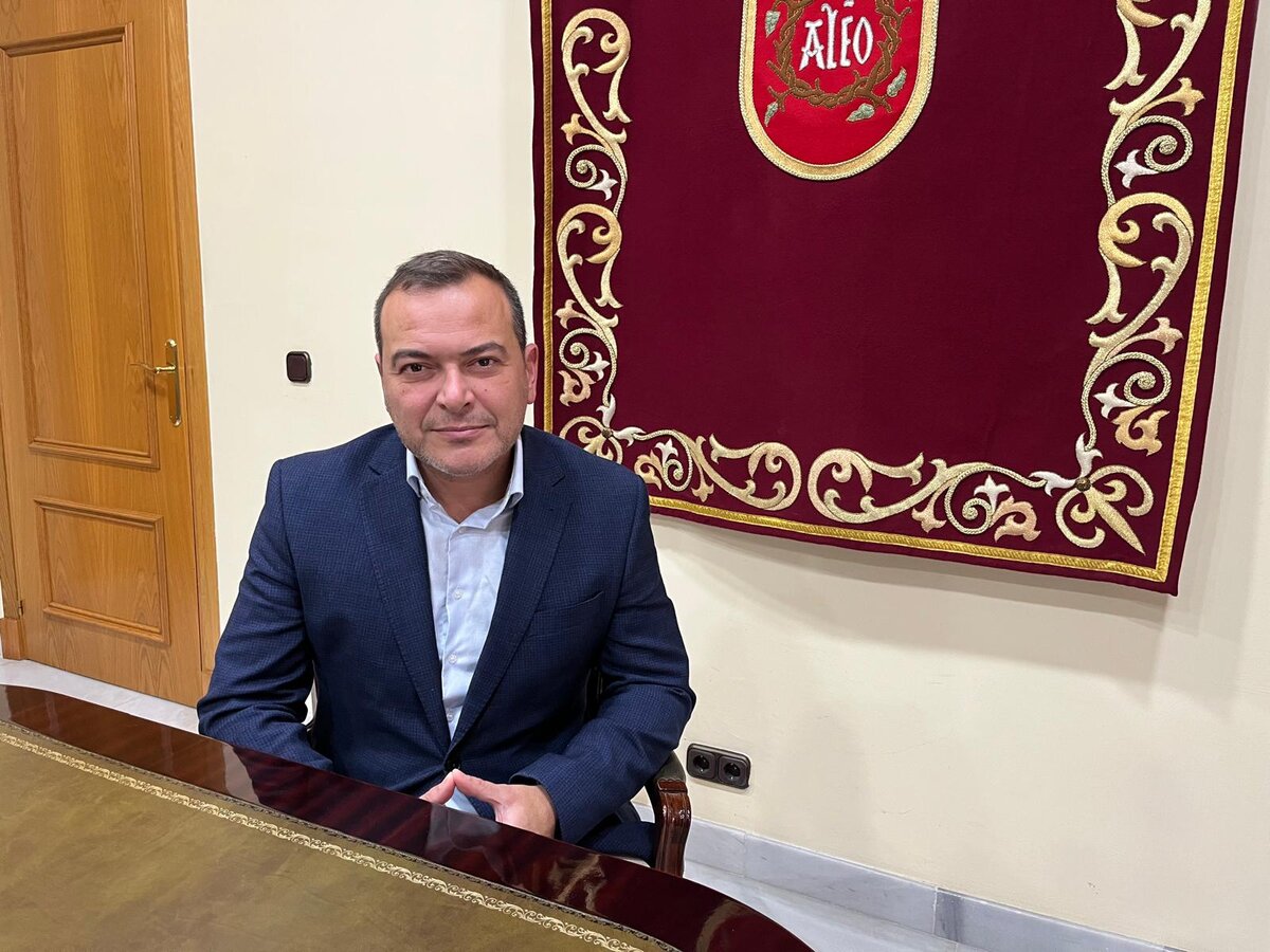 Gonzalo Sanz, durante la entrevista para Ceuta Actualidad