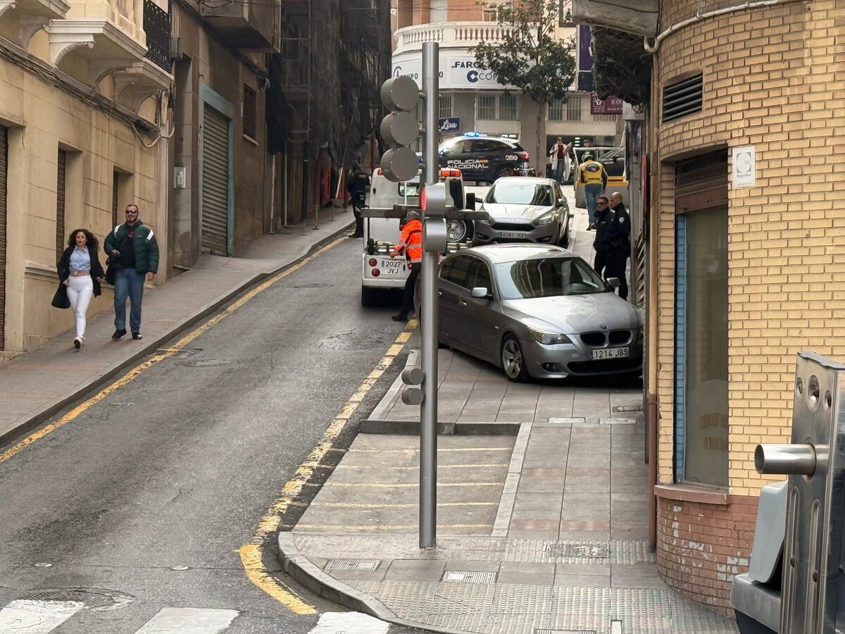 Accidente en la calle Sargento Mena / M. Zapico