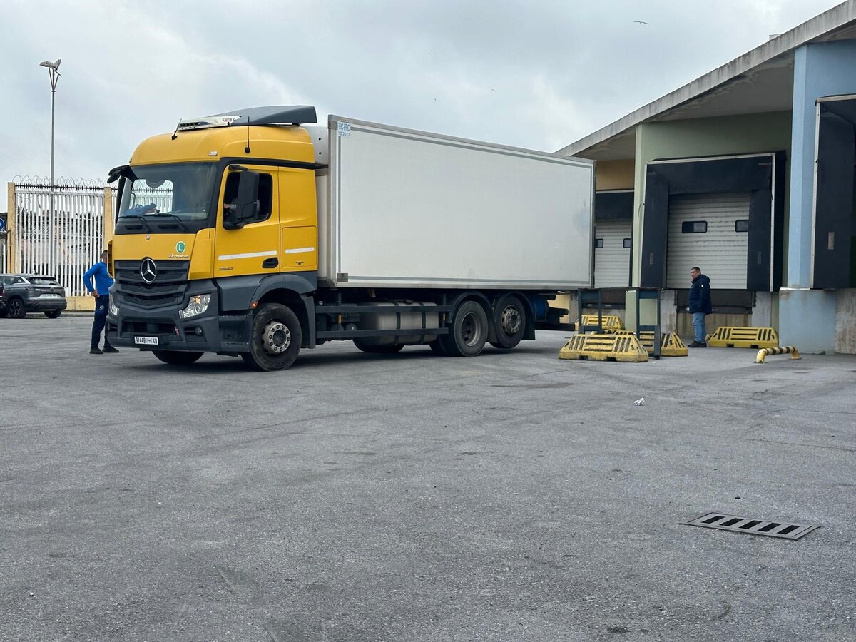 Primera expedición de importación de productos perecederos desde Marruecos a Ceuta