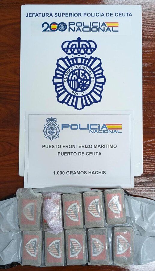 Hachís incautado / Policía Nacional