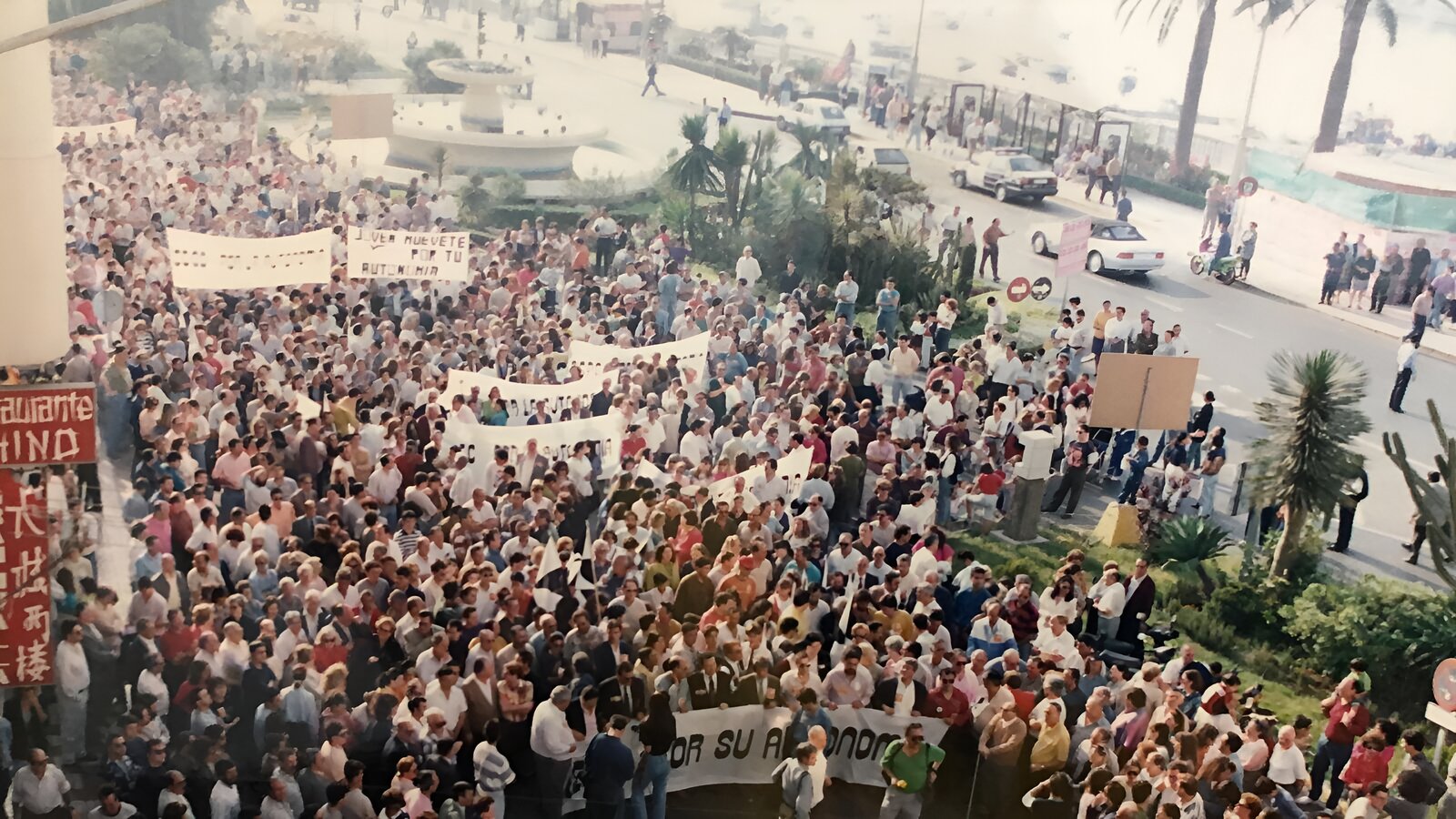 Manifestación del 12 de mayo 92  /Archivo General de Ceuta