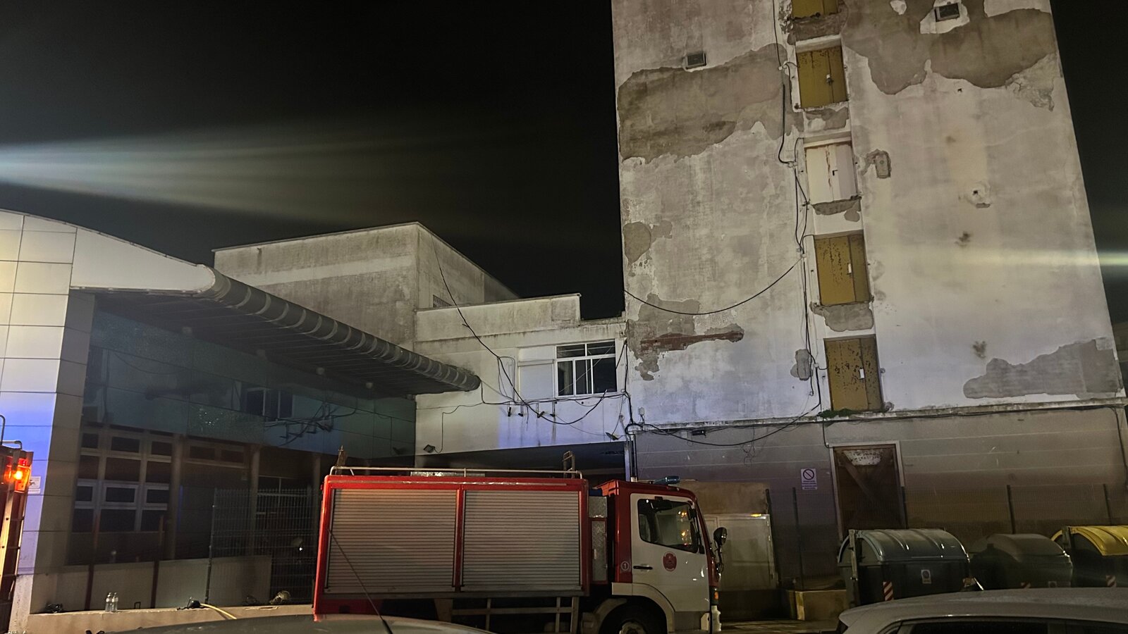 Incendio Hospital de Cruz Roja