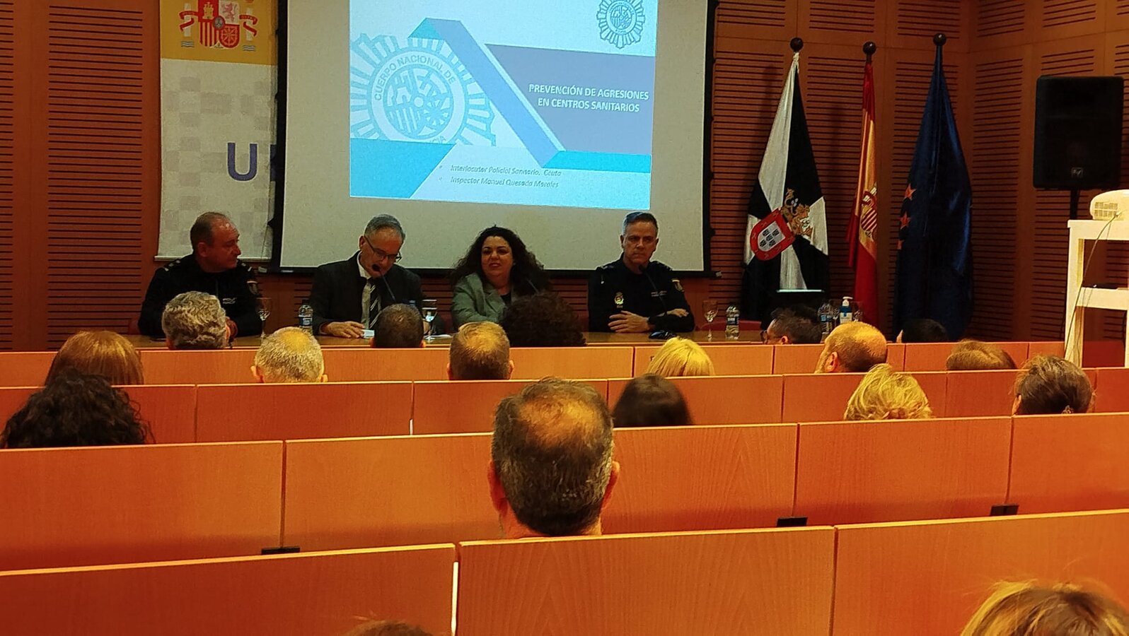 La Policía Nacional inaugura las jornadas formativas en el HUCE