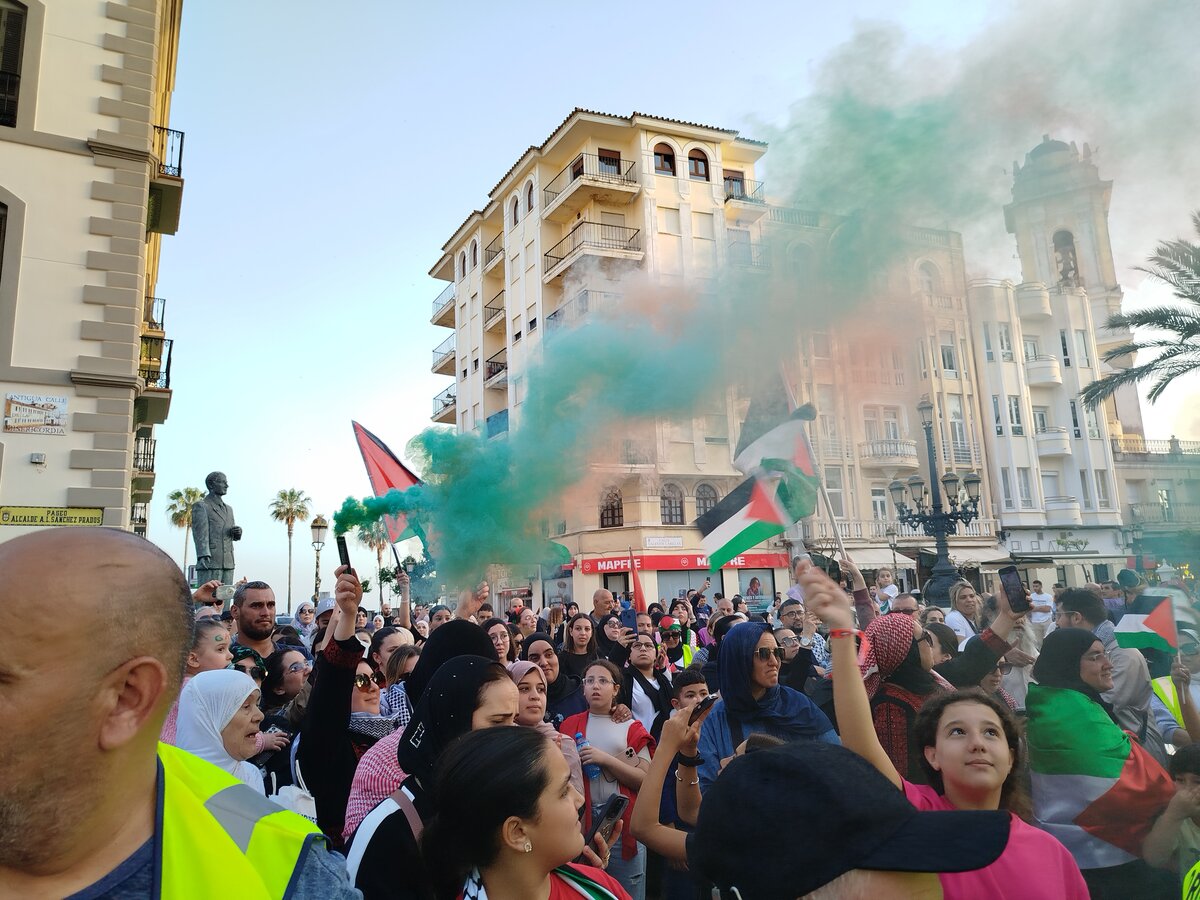 Manifestación Plataforma Ceuta con Palestina/ S. Iñesta