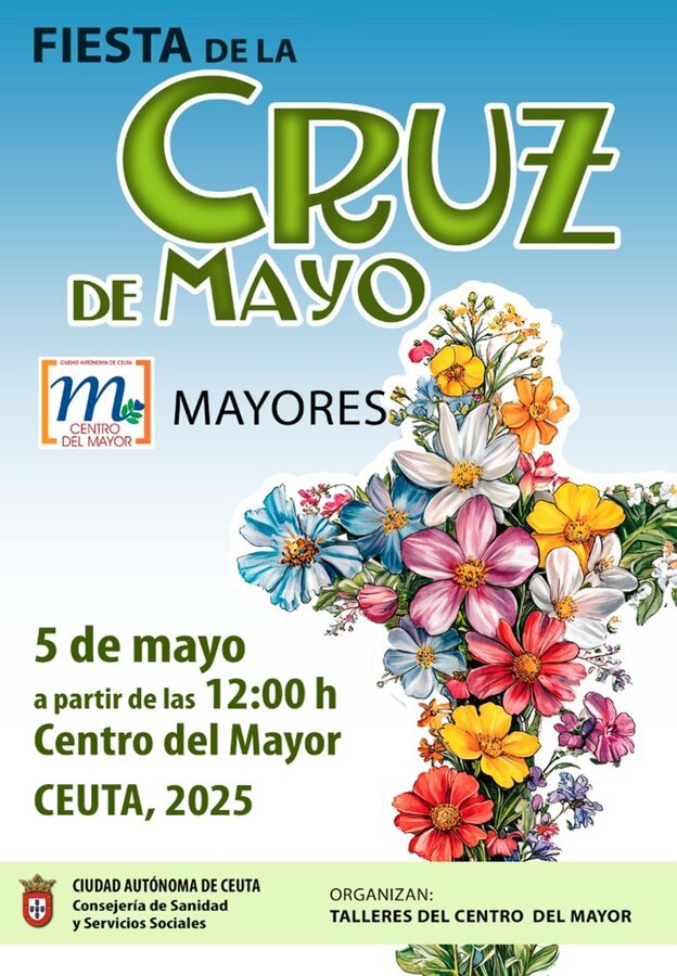 Cartel Cruz de Mayo Centro de Mayores