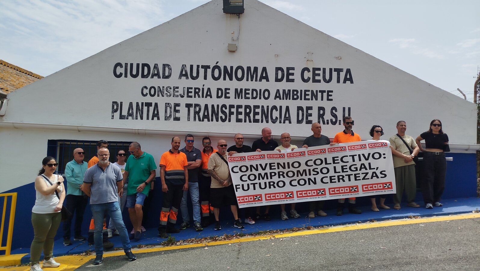 Paro en la planta de Transferencia
