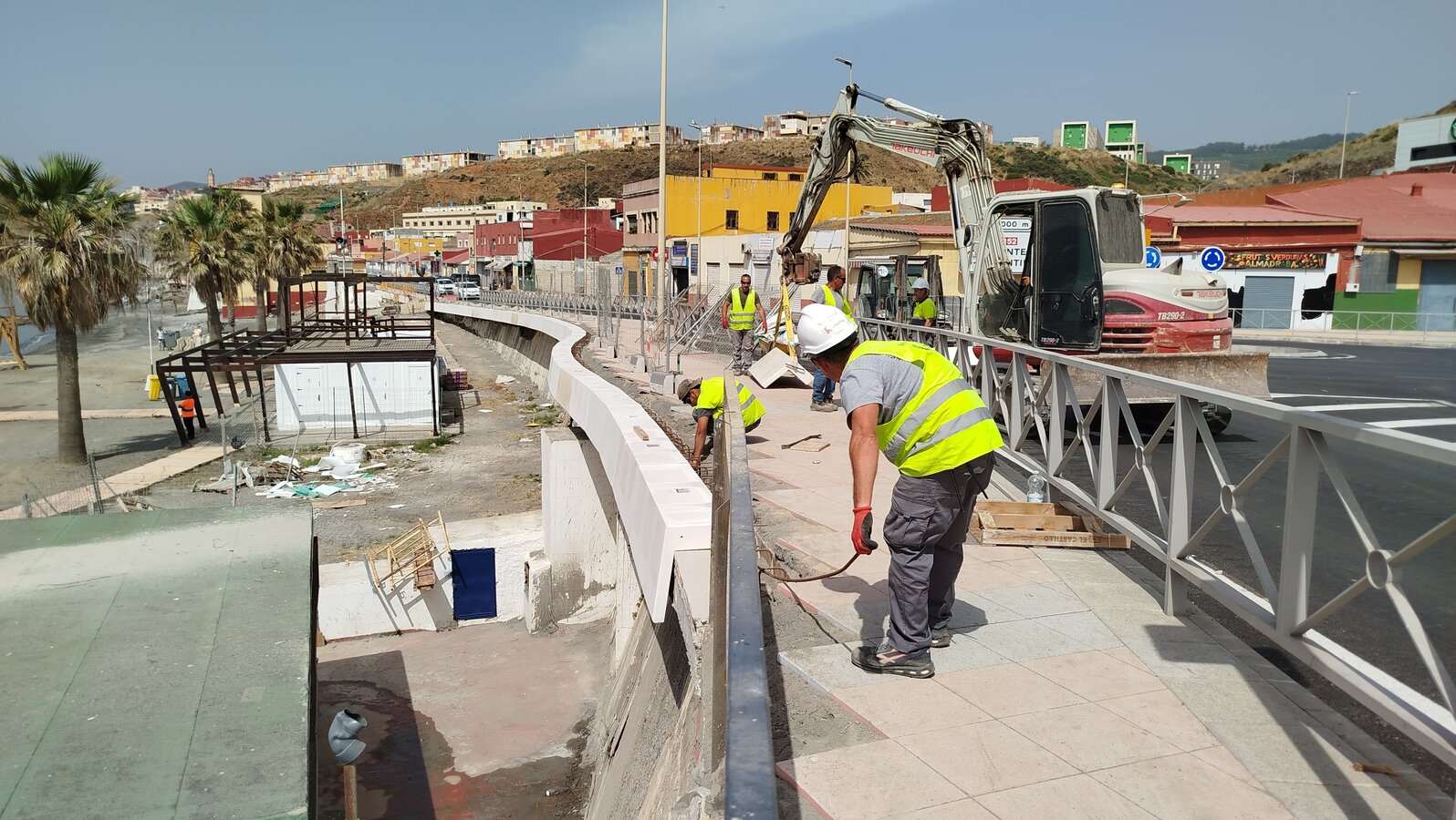 obras carretera nueva