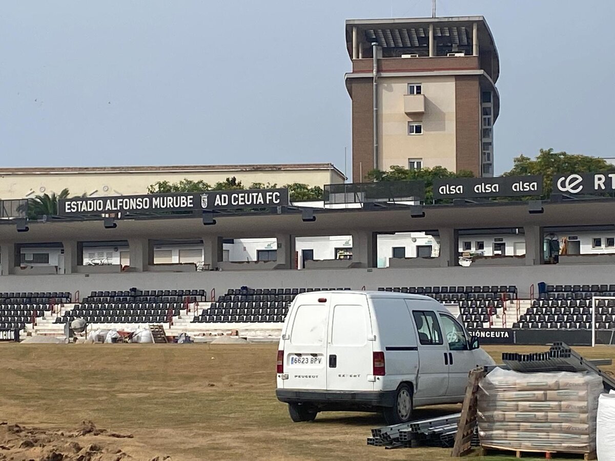 Obras de remodelación del estadio Alfonso Murube