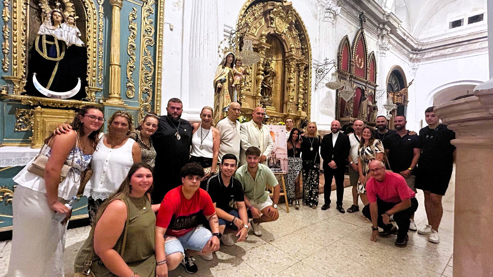 Presentación del Cartel de la Virgen del Carmen 2025 en el Santuario de Sta. Mª de África / E. Arteaga