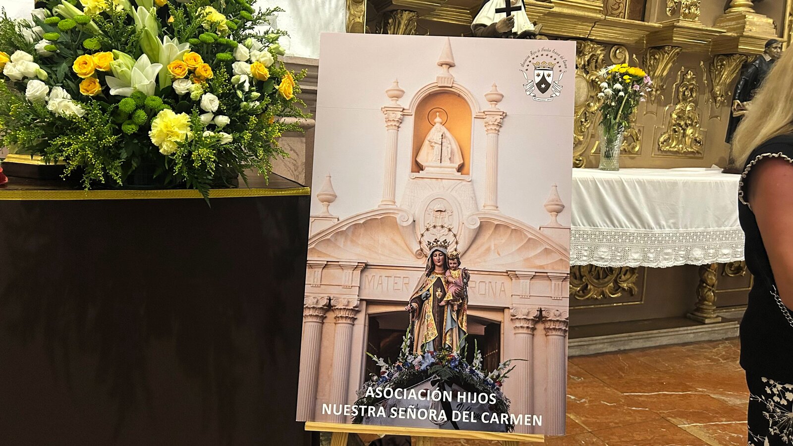 Presentación del Cartel de la Virgen del Carmen 2025 en el Santuario de Sta. Mª de África / E. Arteaga