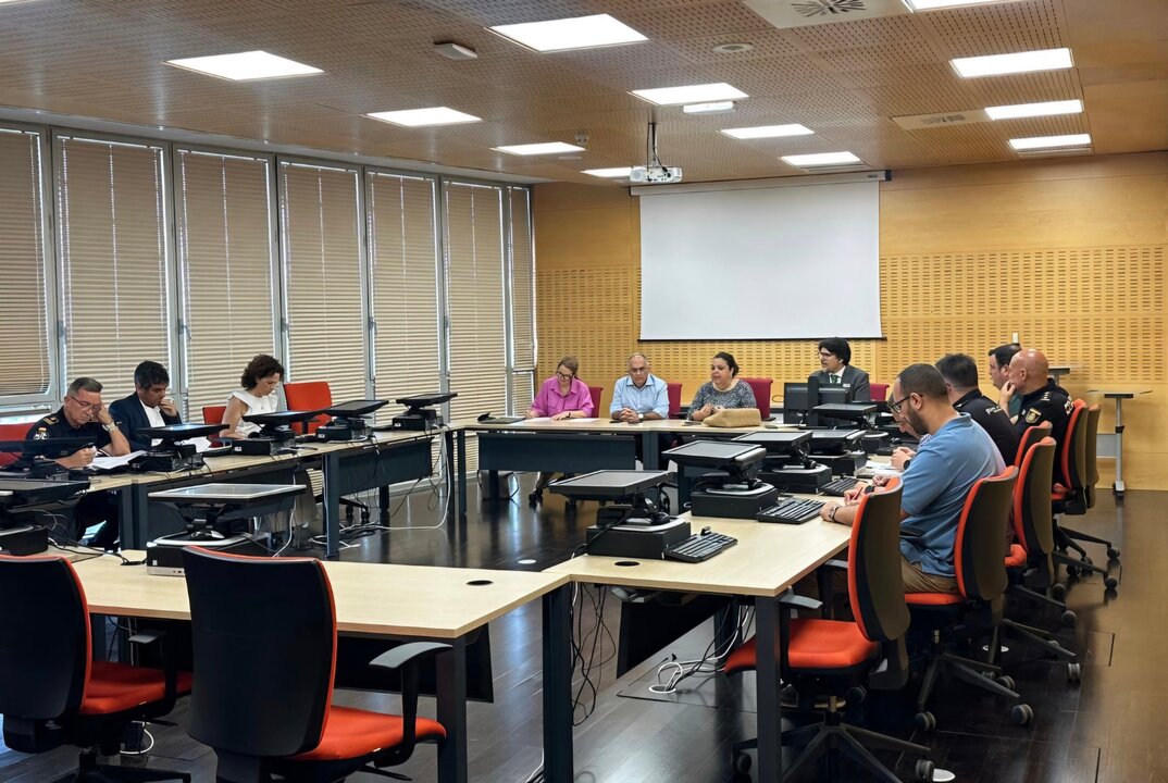 Reunión de coordinación del plan de Seguridad para las Fiestas Patronales