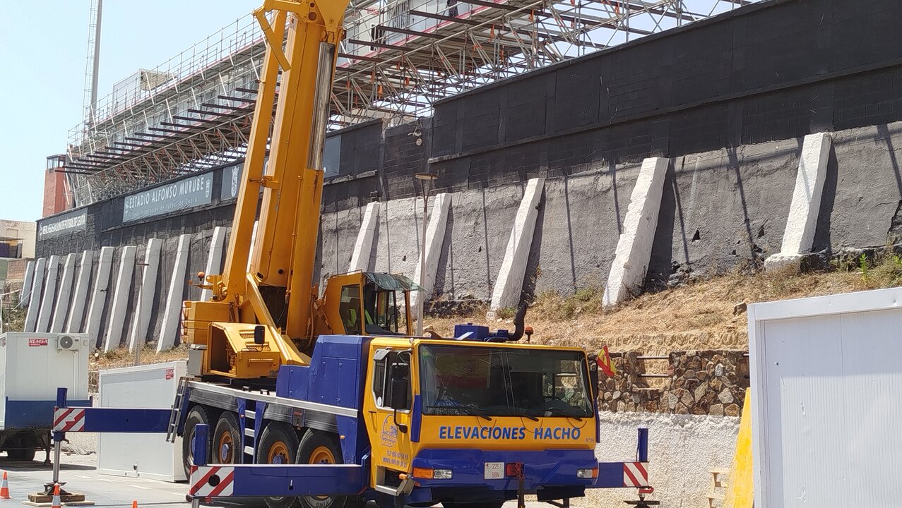 La intervención en el lateral del Murube, foco de la denuncia de DAUBMA por posible infracción ambiental