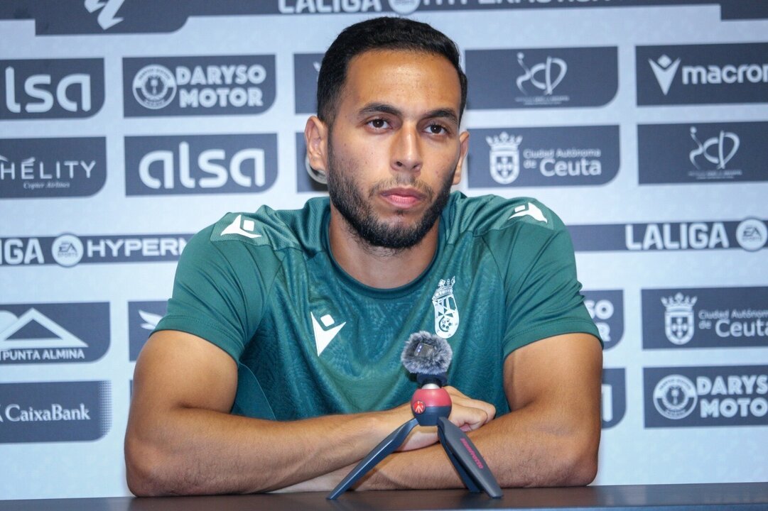 Anuar Tuhami, jugador de la AD Ceuta