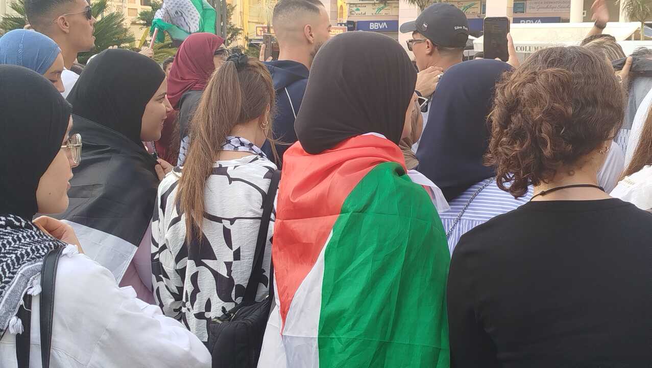 Manifestación estudiantil por Palestina / S.I
