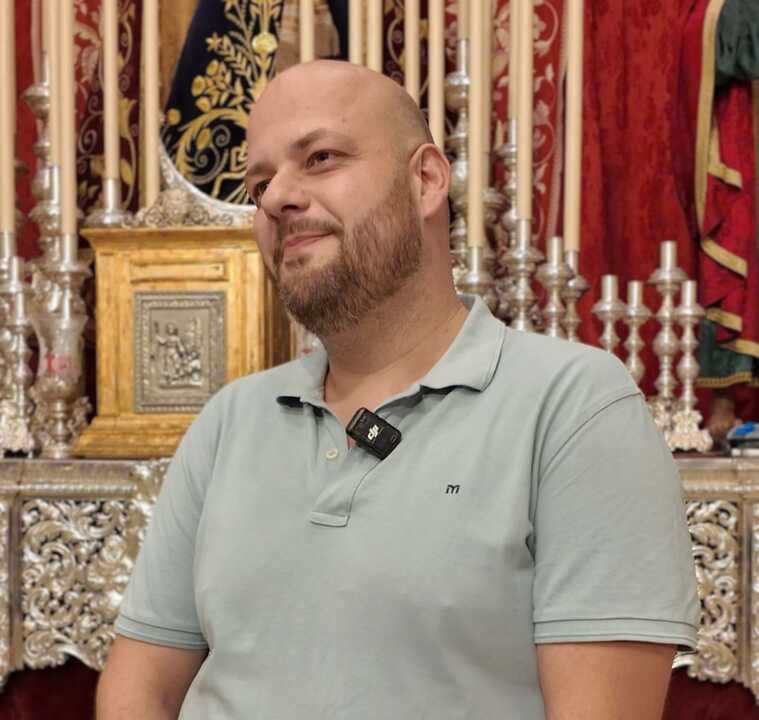 Benjamín Villada, Hermano Mayor de la Hdad. Pollinica / E. Arteaga