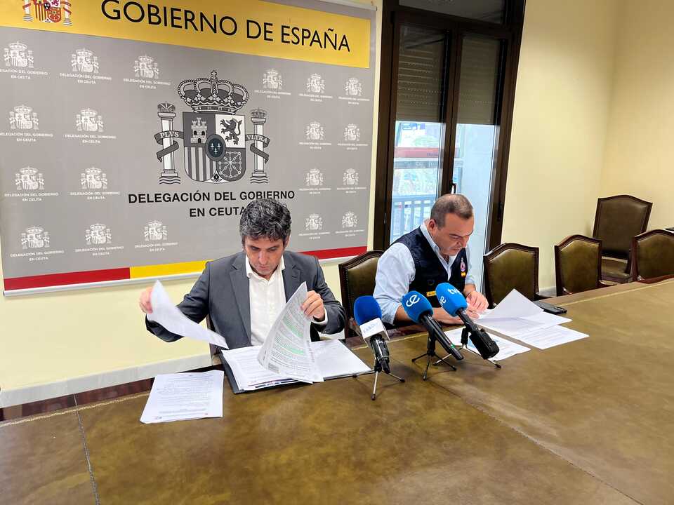 Alfonso Conejo (izda.) y Gonzalo Sanz
