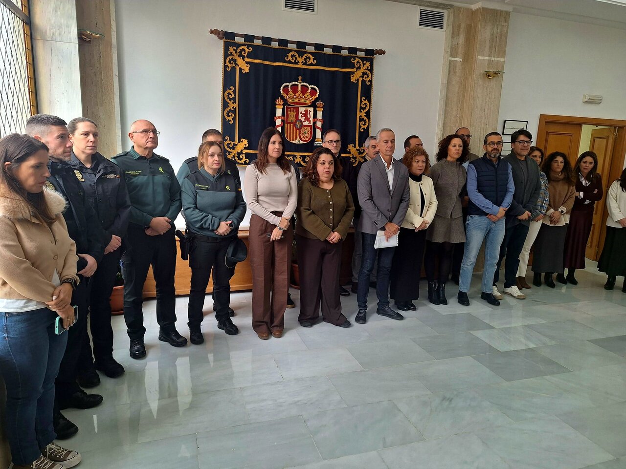 minuto de silencio delegación