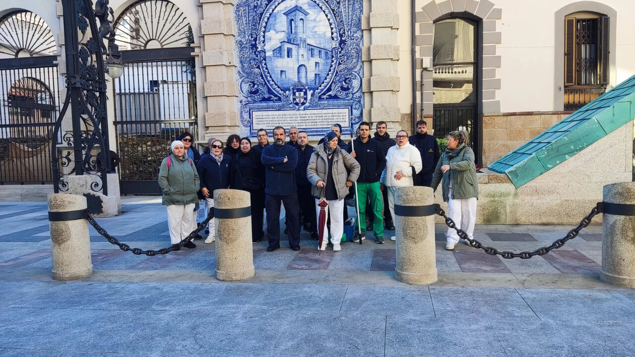 Concentraciones sector de limpieza en Ceuta / Cedida