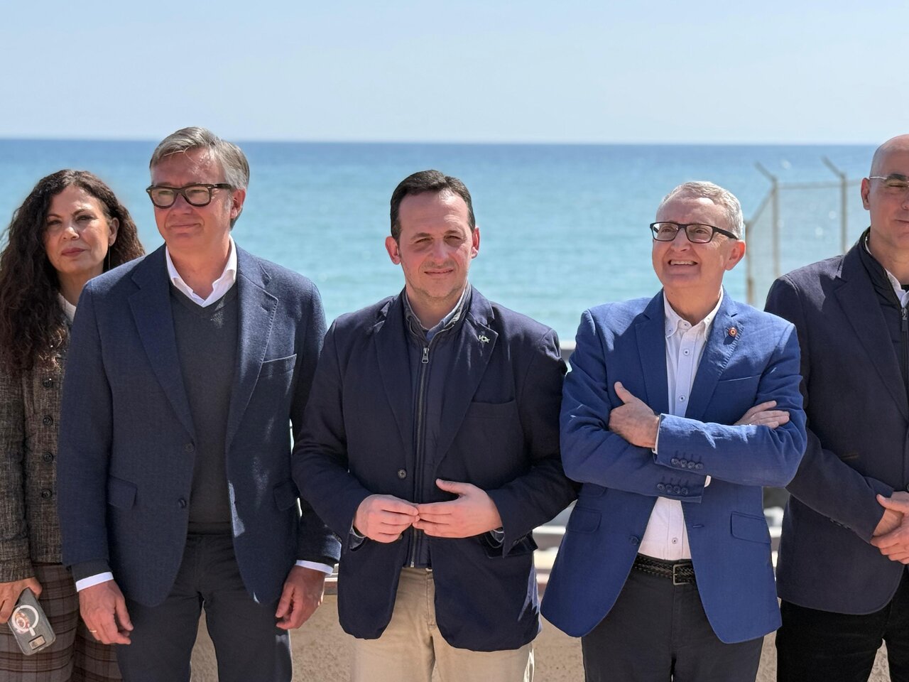 De izda. a derecha: Manuel Gavira, Juan Sergio Redondo y José Miguel Tasende