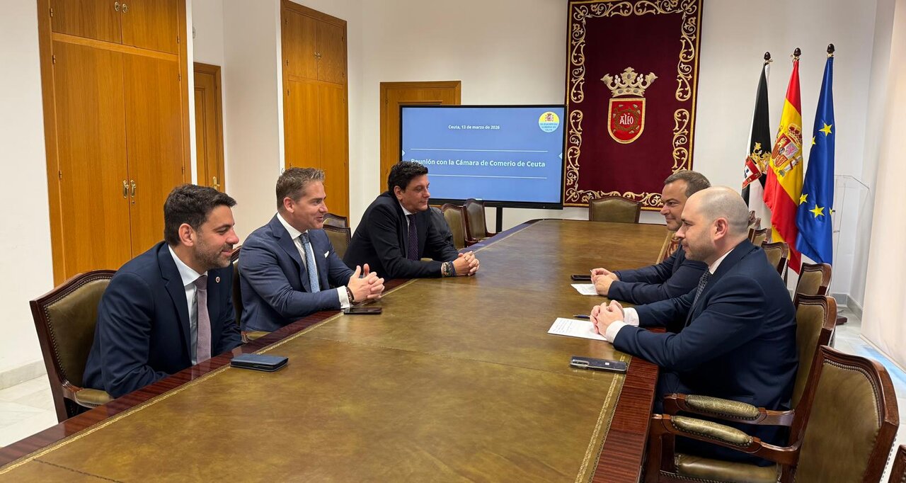 Reunión entre Pérez Triano y la Cámara de Comercio para impulsar la economía de Ceuta
